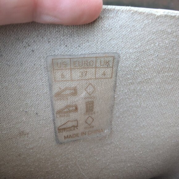 Quirky capellis leopard print rain boots with wedge heel. Size 6 - Picture 5 of 6